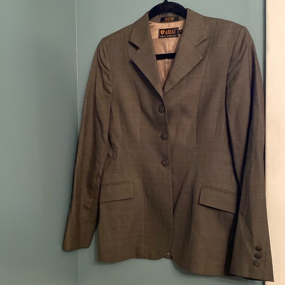 Ariat pro series womens 12R - blazers - brown - button closure - Picture 1 of 7